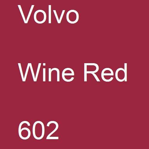 Volvo, Wine Red, 602.